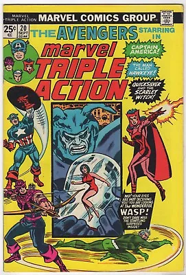 Buy Marvel Triple Action #20   ( Avengers )    VFN • 6.95£