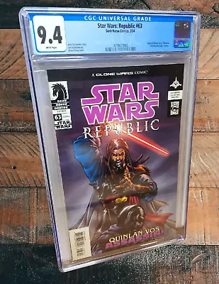 Buy Star Wars Republic #63 Cgc 9.8 Quinlan Vos Assassin! Clone Wars Comic 2004 • 48.22£