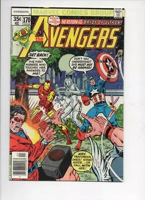 Buy AVENGERS #170, VF/NM, Ultron Bride, Captain America, 1963 1978, More In Store • 22.09£