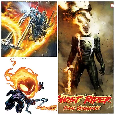 Buy Ghost Rider Final Vengeance #4 Set Of 3 Skottie Big Marvel Lozano PRESALE 6/5 • 7.40£