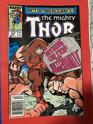 Buy Thor #411 Comic Book Lot Juggernaut 1st Appearance New Warriors Acts Vengeance • 23.61£