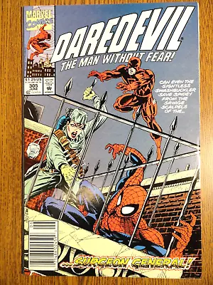 Buy Daredevil #305 Newsstand Key 1st Surgeon General Spider-man Cover Marvel Disney+ • 8.31£