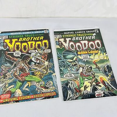 Buy Strange Tales Featuring Brother VooDoo 171-172 Marvel Comics Bronze Age • 17.78£