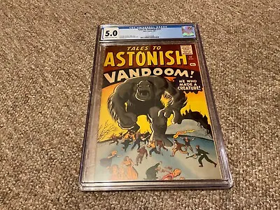 Buy Tales To Astonish #17 (1961) CGC Graded 5.0! Jack Kirby And Steve Ditko! Vandoom • 219.78£
