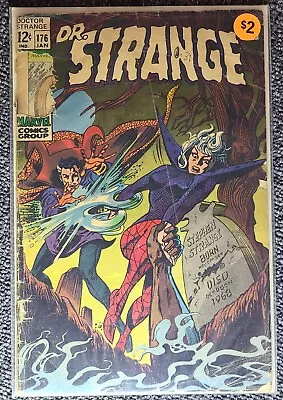 Buy Dr. Strange #176 Marvel 1969 Comic Book • 8.03£