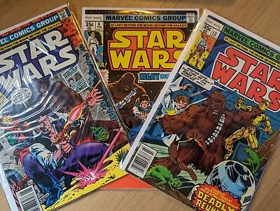 Buy Star Wars #7, 8 & 13 (1977) Lot Of 3 Comics • 40£