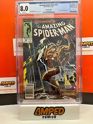 Buy Amazing Spider-Man #293 (Newsstand Edition) CGC 8.0 • 40.21£