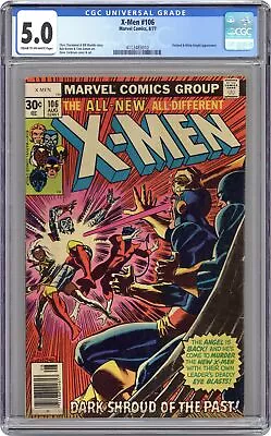 Buy Uncanny X-Men #106 CGC 5.0 1977 4112483010 • 56.74£