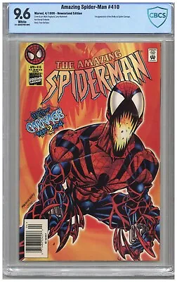 Buy Amazing Spider-Man  # 410  CBCS   9.6  NM+   White Pgs  4/96   Newsstand Edition • 91.03£