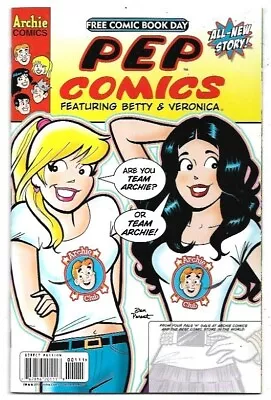 Buy Pep Comics Featuring Betty & Veronica #1 Free Comic Book Day VFN (2011) Archie • 11£
