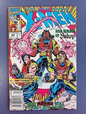 Buy Uncanny X-Men #282 Newsstand 1st Cover & Cameo Of Bishop Marvel 9.0~9.2 X-Men 97 • 15.88£