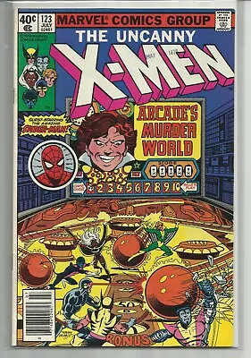 Buy 1979 Uncanny X-Men #123 (Marvel) SPIDER-MAN APPEARANCE Comic (John Byrne Art) VF • 24.09£