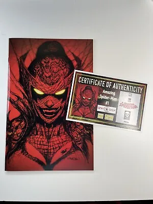 Buy Amazing Spider-Man #1 Patrick Gleason Goblin Queen Virgin Variant W/COA LTD 900 • 47.58£