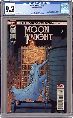Buy Moon Knight #188A Burrows CGC 9.2 2018 4113734008 • 42.75£