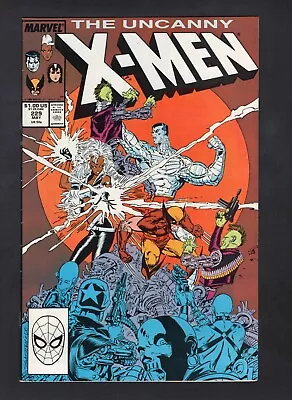 Buy Uncanny X-Men #229 Vol. 1 1st Team App Of The Reavers Direct Marvel Comics '88 • 5.68£