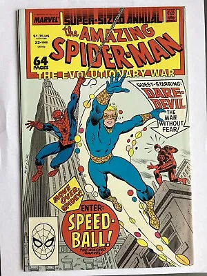 Buy Amazing Spider-Man Annual 22 First App Speedball Vf/nm  • 10£