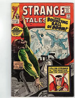Buy Strange Tales # 131 1965 The Mad Thinker HUMAN TORCH THING  DOCTOR STRANGE  F- • 19.99£