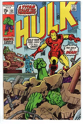 Buy Incredible Hulk #131 (1970) - Grade 6.5 - 1st Appearance Of Jim Wilson! • 48.04£