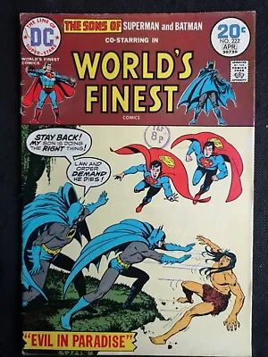 Buy Worlds Finest 222 Batman Superman Dc Comics Classic Collectors Item  • 2.50£