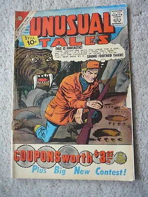 Buy UNUSUAL TALES - No. 28 - CHARLTON COMICS - JUNE 1961 - THE MAN WHO WASN'T - FAIR • 3.97£
