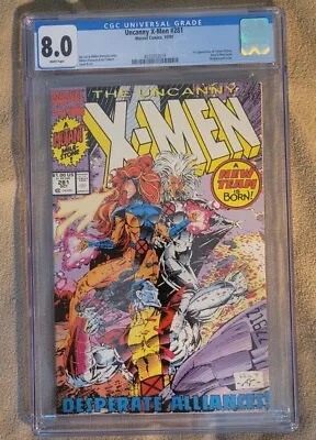 Buy 🔑 Uncanny X-Men #281  1st Printing Wraparound Cover CGC 8.0 New Team! 1991  • 26.61£