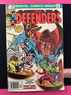 Buy Defenders, The # 90 (Newsstand)  Marvel Daredevil Hulk Mandrill 1980 • 3.16£