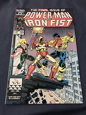 Buy Power Man And Iron Fist # 125 Marvel 1986 Direct Edition Comic Book Final Issue • 11.98£