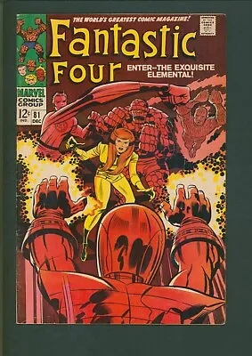 Buy Fantastic Four #81 1968 Upper Mid Grade! • 18.18£