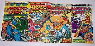 Buy Fantastic Four Lot 200 201 202 204 FN Marvel Bronze Age Dr Doom Skrulls Iron Man • 15.80£