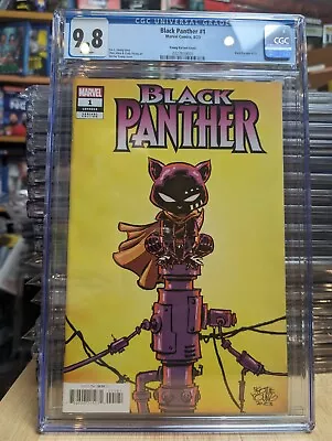 Buy Black Panther #1 (2023) Comic Skottie Young Variant CGC 9.8 • 70£