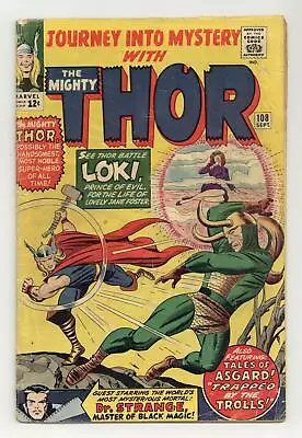 Buy Thor Journey Into Mystery #108 GD 2.0 1964 • 23.52£