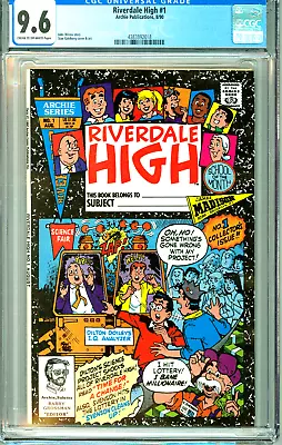 Buy Riverdale High 1 Cgc 9.6 - Jughead Veronica Betty Reggie Laugh Pep Comics 1990 • 44.63£