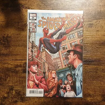 Buy Marvel Comics Amazing Spider-Man #24 2019 Brooks Tribute Variant • 20£