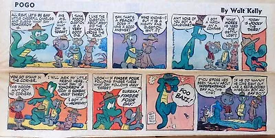 Buy Pogo By Walt Kelly - Full Color Sunday Comic Page - July 3, 1960 • 1.99£