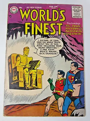 Buy World's Finest #81 1956 [VG-] Late Golden Age DC Superman Batman Win Mortimer • 134.49£