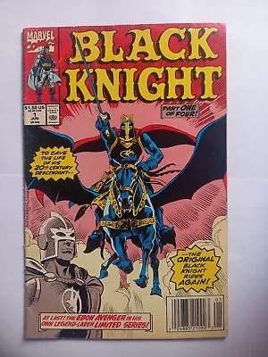 Buy Marvel BLACK KNIGHT #1 🔥1ST SOLO BLACK KNIGHT, DANE WHITMAN 🔥 MARVEL 1990 Fine • 14.99£
