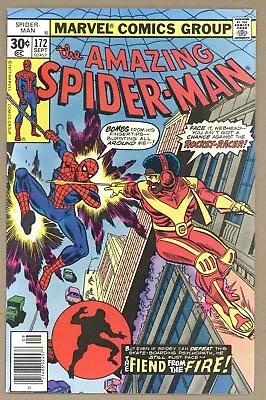 Buy Amazing Spider-Man 172 (VGF) 1st App Rocket-Racer! 1977 Marvel Comics W070 • 9.59£