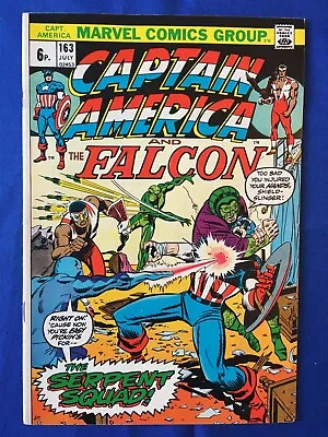 Buy Captain America #163 FN+ (6.5) MARVEL ( Vol 1 1973) 1st App Serpent Squad • 19£