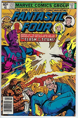 Buy Fantastic Four 212 1979 F/VF 7.0 Simonson-c Byrne-a Galactus V High Evolutionary • 7.90£