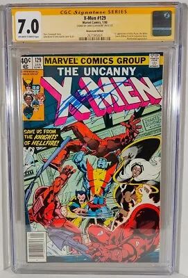 Buy 1980 Uncanny X-Men #129 CGC 7.0 SS Claremont NEWSSTAND Iconic Byrne Cover 🗝️ • 256.18£