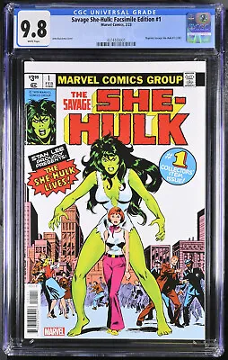 Buy Savage She-Hulk: Facsimile Edition #1 ~ 2/23 ~ CGC 9.8 WP • 10.50£