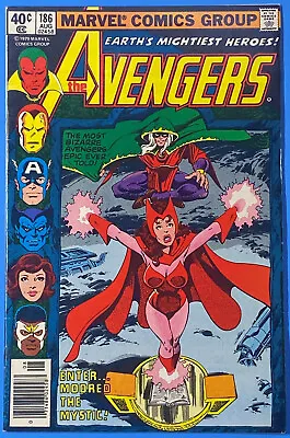 Buy Avengers #186 (marvel1979) 1st Chthon & Magda | Origin Of Scarlet Witch | Fn- • 8£