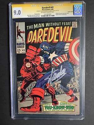 Buy Daredevil #43 1st Meeting Error Cover Stan Lee SS CGC 9.0 1151351001 • 9,950£