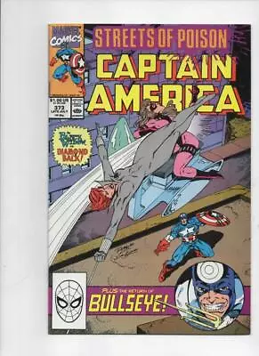 Buy CAPTAIN AMERICA #373, NM-, Black Widow, Bullseye, Marvel 1968 1990, Marvel • 19.73£