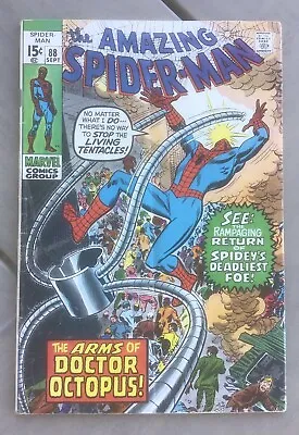 Buy Amazing Spider-Man #88 Doctor Octopus App. John Romita Art • 27.18£