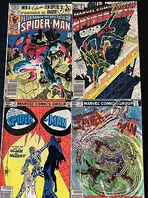 Buy Peter Parker, The Spectacular Spider-Man #60,66,70,72 Marvel 1981/82 Newsstand • 12.61£