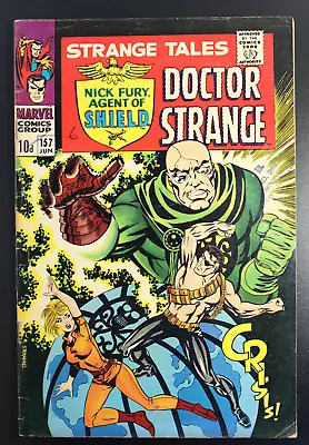 Buy Strange Tales #157 Marvel Comics 1967 Dr. Strange - 1st Living Tribunal - VG • 46£