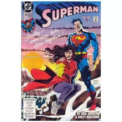 Buy Superman (1987 Series) #59 In Near Mint Minus Condition. DC Comics [v* • 2.89£