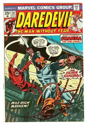 Buy Daredevil #111 8.5 // 1st Appearance & Origin Of Silver Samurai Marvel 1974 • 92.50£
