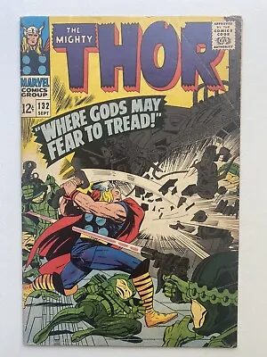Buy Thor #132 - 1st Cameo Appearance Of Ego The Living Planet (1966 Marvel) • 27.67£